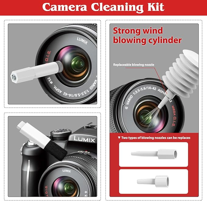 20-in-1 Phone Cleaning Kit,Computer Keyboard Brush Cleaner, Screen Electronic Cleaner Kit for Laptop, AirPods, MacBook, Cell Phone, IPad, Car, Lego, Device, Earbuds, Camera Lens - Image 4