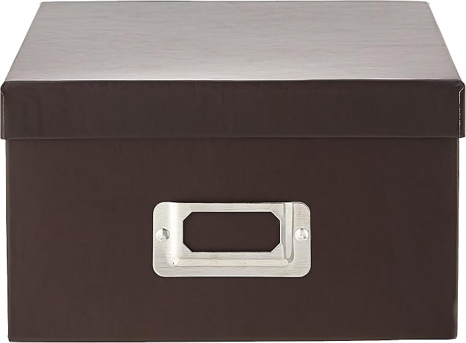 Pioneer Photo Albums B-1S/DB B-1S Photo Storage Box, Dark Brown (Pack of 6) - Image 2