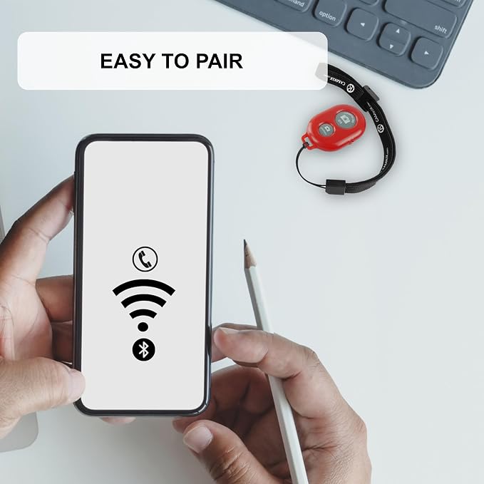 CamKix Camera Shutter Remote Control with Bluetooth Wireless Technology - Create Amazing Photos and Videos Hands-Free - Works with Most Smartphones and Tablets (iOS and Android) - Image 7