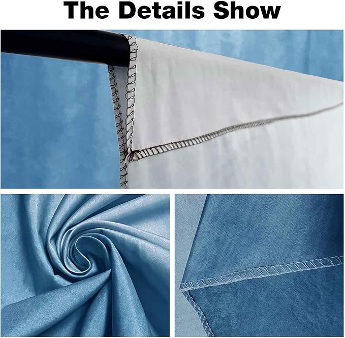 Blue Photo Backdrop Studio Abstract Texture Photography Background 6x9ft | Creative Background Photography Studio Shooting Canvas Professional Portrait - Image 5