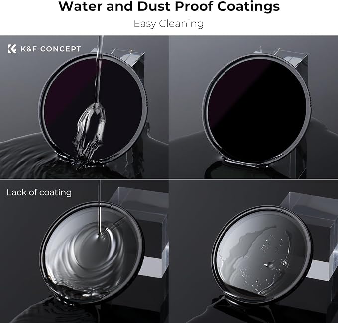 K&F CONCEPT 49mm ND100000(16.6 Stops) High Definition ND Lens Filter | Optical Glass Fixed Neutral Density Lens Filter with 28 Multi-Layer Coatings (Nano X Series) FN706 - Image 7