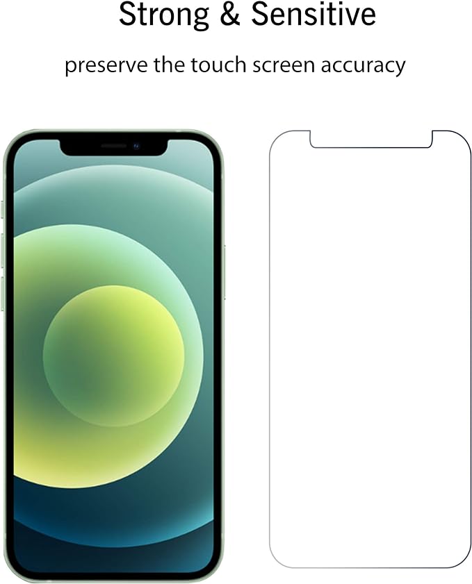 Ailun 3 Pack Screen Protector for iPhone 12 / iPhone 12 Pro, Tempered Glass | 6.1 Inch, Case Friendly, HD - Image 5