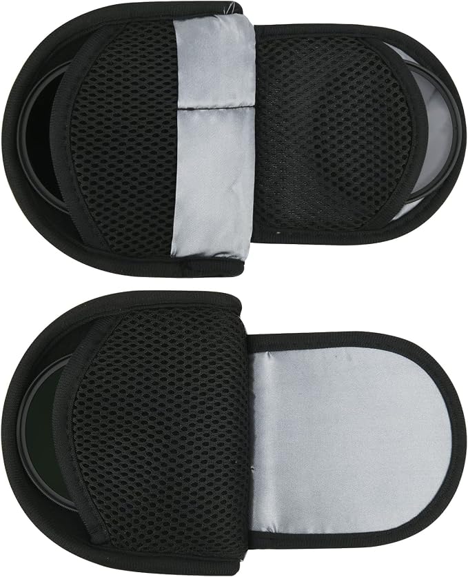 Camera Filters Case Bags for Round Filters Up to 82mm,Water-Resistant Fabric Design Lens Filter Pouch (Large) - Image 4