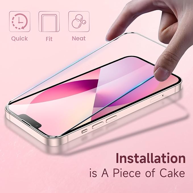Magnetic Glossy Case for iPhone 17e,iPhone17e/16e Phone Case Slim Clear Luxury with Screen Protector & Camera Protector [Compatible with MagSafe], Shockproof Cover for iPhone Case 17e-Purple - Image 4