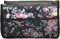 Vercord Purse Organizer Insert for Handbags Bag Organizers Inside Tote Pocketbook Women Nurse Nylon 13 Pockets Peony Flowers Medium by Vercord