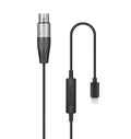 Saramonic LC-XLR | XLR Female to Apple Lightning Microphone Interface Cable for iPhone & iPad - for Dynamic & Battery-Powered Condenser Microphones by Saramonic