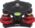 Tripod Leveler Stand with +/-5 Degree Precision Adjustment Bracket for Seestar s50/Panoramic Head Ball Head Video Head and Tripod by Leftfoto