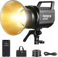 NEEWER FS150B LED Video Light 2.4G/APP Control,130W Bi Color COB Silent Photography Continuous Output Lighting with 4 Types Precise Dimming, 72000lux/1m, 2700K-6500K, CRI 97+,12 Effects, Bowens Mount by Neewer