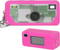 Silicone Case for Kodak CHARMERA Millennium Keychain Mini Digicam Blind Box | Soft Keychain Camera Sleeve, Precise Cutouts, Case-On Charging & SD Card Access, For Collectors & Daily Carry, Magenta by paiyule