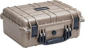 MEIJIA All Weather IP67 Waterproof Hard Camera Case,Hard Protective Case,Hard Case with Customizable Foam,Fit Use of Drones,Camera,Equipments,Pistols(Desert Tan,13.35 x11.63x5.98inches) by MEIJIA