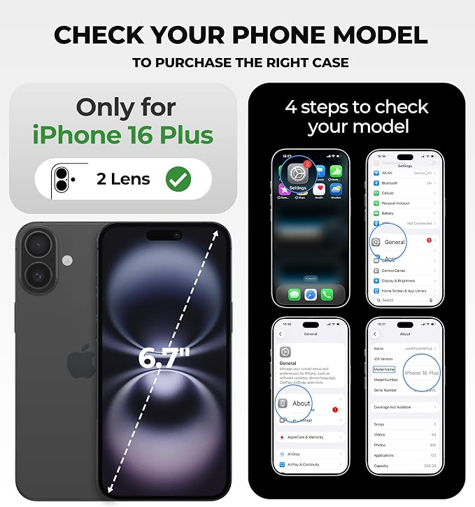 Dexnor for iPhone 16 Plus Case with Slide Camera Cover & Adjustable Kickstand, Magnetic Rugged Shockproof Bumper Cases Heavy-Duty Mangetic Protective Cover,Phantom Purple - Image 2