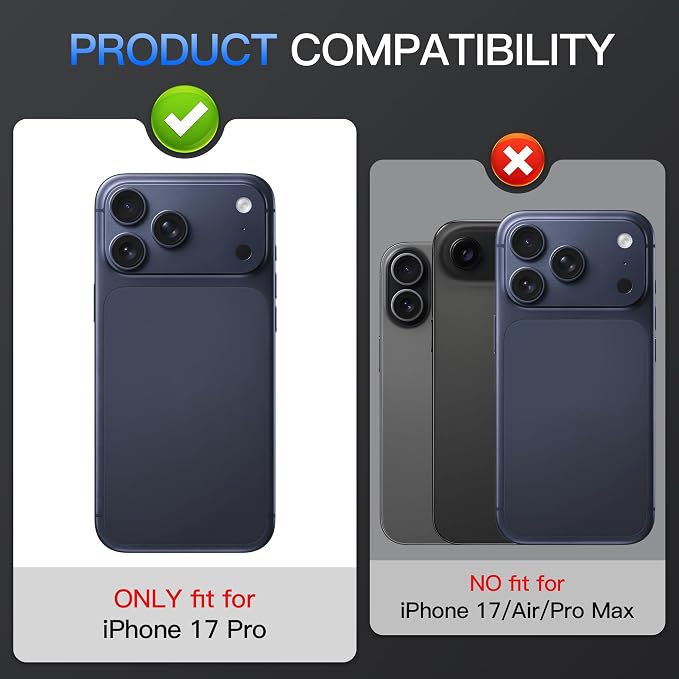 Suoman ND/UV Filter for iPhone 17 Pro Camera Lens Protector - Filter Kit | with ND/CPL/UV/Black Soft Filter Kit,Strong Adsorption,Tempered Glass Lens Film,All-in-one Metal Camera Cover - Image 2