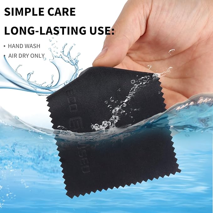 Eco-Fused Microfiber Cleaning Cloths - 50 Pack - (5.5 x 3 inches) for Cleaning Glasses, Spectacles, Camera Lenses, iPad, Tablets, Phones, Smartphones, Laptops, LCD Screens and Other Delicate Surfaces - Image 6