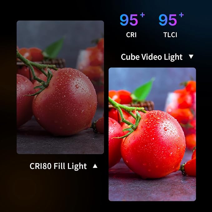 ULANZI VL49 Pro RGB Video Light, Mini Rechargeable LED Camera 360° Full Color Portable,2500-9000K Dimmable LED Panel Lamp w LCD Display,Photography Lighting Support Magnetic Attraction - Image 3