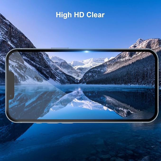 2+2 Pack Privacy Screen Protector for iPhone 12, 6.1 Inch | Camera Lens Protector, Tempered Full Screen Glass, Anti-Spy, Bubble Free, Case Friendly - Image 4