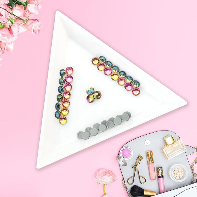 Jollin Hotfix Rhinestones Flatback Crystal Gems 3.2mm SS12, Fire | 1440pcs Hot Fix Crystals Glass Rhinestones for Bedazzling, Crafting, Clothes, Shoes & Accessories DIY Decoration - Image 3