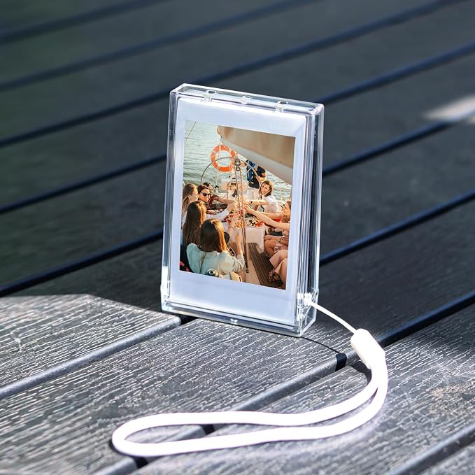 Picture Holder Storage Case for Fujifilm Instax Mini Film,3 inch Photo Pouch Instant Camera Film Accessories for Fujifilm Instax Mini EVO/40/90/12/11/9/8/7/7+/7s ect (2, Transparent) - Image 9