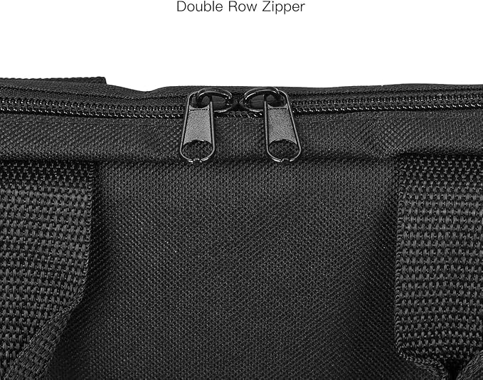 18" Ring Light Photography Carrying Bag, Tripod Stand Protective Case/18 19 Inche Circle Round LED Carrying Case for Neewer EYONMÉ UBeesize Selfie Ring Light-Black - Image 3
