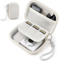 Camera Case for Digital Camera CAMKORY DC403 FHD 1080P/ KODAK PIXPRO FZ55/ FZ45, Small Travel Compact Camera Holder with Mesh Pocket for Accessories SD Card (White) by TYSORETY
