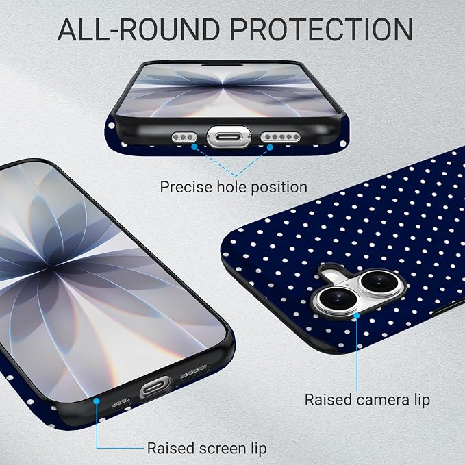 TPU Phone Case for iPhone 17, MagSafe Wireless Charging Compatible, Shockproof Slim Fit Protective Cover with Anti-Yellowing & Raised Camera Protection (Point 2, iPhone 17(6.3")) - Image 6