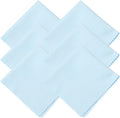 uxcell 6 Pcs Microfiber Cleaning Cloth for Glasses, 11.8 x 11.8 Inch Eyeglass Cleaning Cloth, Glasses Cleaner Wipes for Electronics Lenses Screens Cameras Cell Phones, Light Blue by uxcell