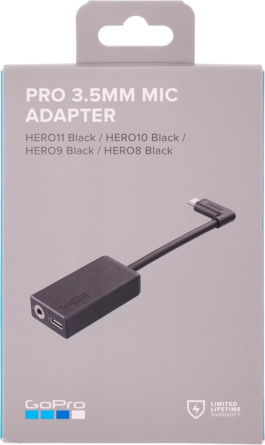 GoPro Pro 3.5mm Mic Adapter for (All Hero Cameras) - Official Accessory (Pack of 6) - Image 2
