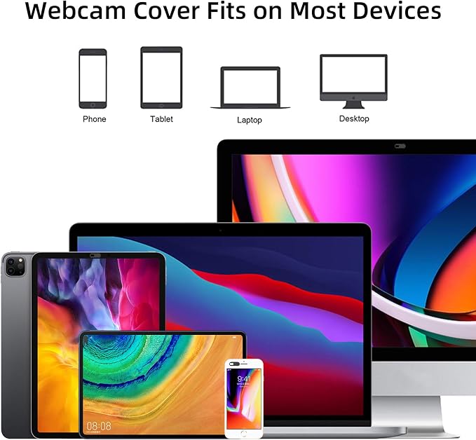 Laptop Camera Cover Slide,Ultra-Thin Webcam Cover Protect Privacy 3 PCS | Web Camera Cover for MacBook,Laptop,Computer,Apple Devices Accessories,and Tesla Model 3/Y Interior Cabin Camera - Image 4