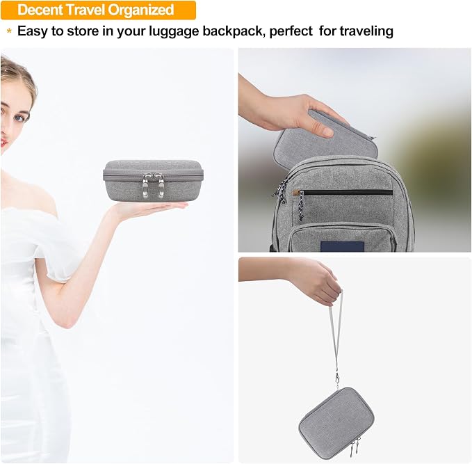 Elonbo Camera Carrying Case for KODAK Step Instant Smartphone Photo Printer | KODAK Step Portable Mini Color Wireless Mobile Printer Hard Travel Bag, Instant Color Picture Printer Storage Holder, Grey - Image 6