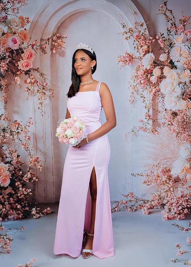 Kate 10x10ft Spring Pink Flowers Backdrops for Photography White Wall Background Children Birthday Party Decoration Backdrop - Image 3