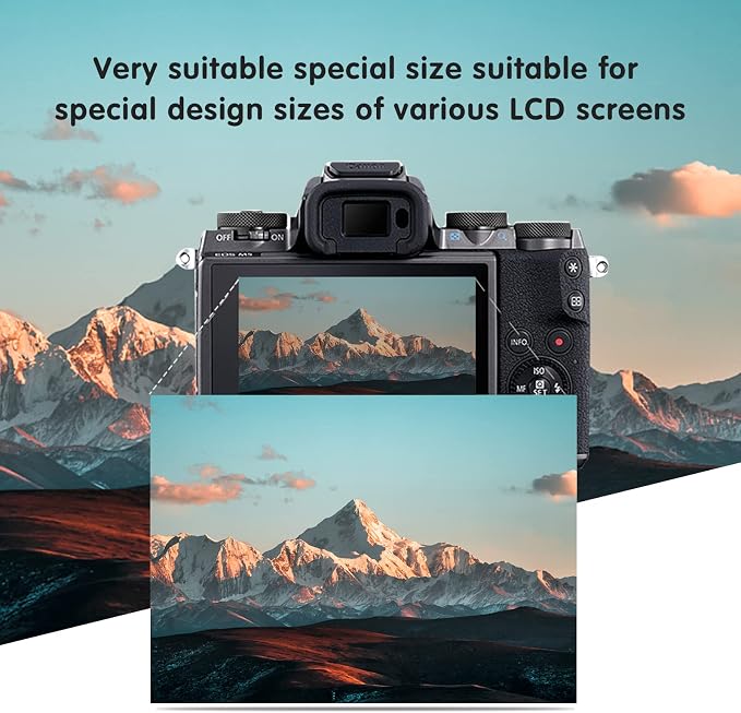 kinokoo Screen Protector for Fuji X-S10/XS10 Digital Camera, 0.25mm 9H Hardness Tempered Glass Film Panasonic GX800 GX850 GF9 GF8 film Bubble-free/Anti-scratch(2 pack) - Image 6