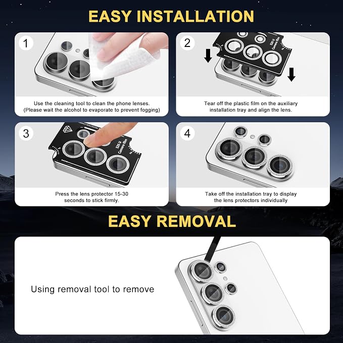 Camera Lens Protector for Samsung Galaxy S26 Ultra, Pink | Tempered Glass, Auto-align Tray, Easy Installation, Case Friendly, Anti-Scratch, HD Clear, Ultra Slim - Image 6