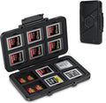 [Large Capacity] XQD Card CFexpress Type B Card Case Holder Storage, 36 Slots Memory Card Organizer Box for 24 TF Micro SD and 12 CFexpress Type-B Cards, for Nikon Z8 Z9 Z6III Z6II Z7II Z6 Z7 D4 D850 by JJC