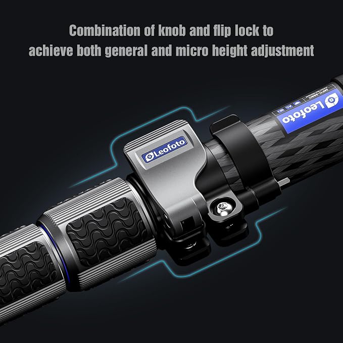LEOFOTO Carbon Fiber Camera Monopod Waterproof Lock Maxload 40kg MPC-366C - Image 2