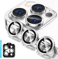 Tensea Camera Lens Protector Compatible for iPhone 17 Pro Max/17 Pro/15 Pro Max/15 Pro/16 Pro Max/16 Pro/14 Pro Max/14 Pro, Metal Tempered Glass Cover Camera Screen Protector Accessories,Case Friendly by Tensea