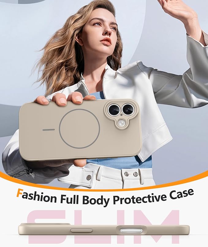 FNTCASE for iPhone 17 Case, Compatible with Magsafe, Glass Screen Protector | Full Camera Protection, Integrated Silicone Cases, 14FT Military Grade Drop Proof, Shockproof Protective Phone Cover - Image 7