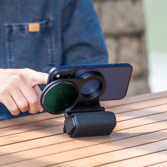 JJC 67mm CPL Polarizing Filter for iPhone with Magnetic Phone Camera Grip | Compatible with iPhone Air 17 16 15 14 Pro Max Series, Remote Control, 1/4" Tripod Screw, for Vlogging Video Recording - Image 8