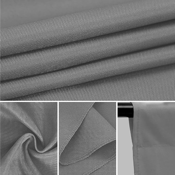 CPLIRIS 10x12ft Gray Backdrop Photography Grey Photo Shooting Background with Matt Surface for Protrait Photoshoot - Image 2