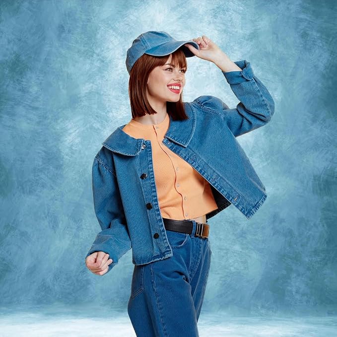 Abstract Photography Backdrop for Photoshoot,8x14ft,Light Blue,No Stand | Professional,Polyester Fabric,Roller Pocket on Top,Vintage Portrait Photo Props Booth Background,Photoshoot Studio - Image 5