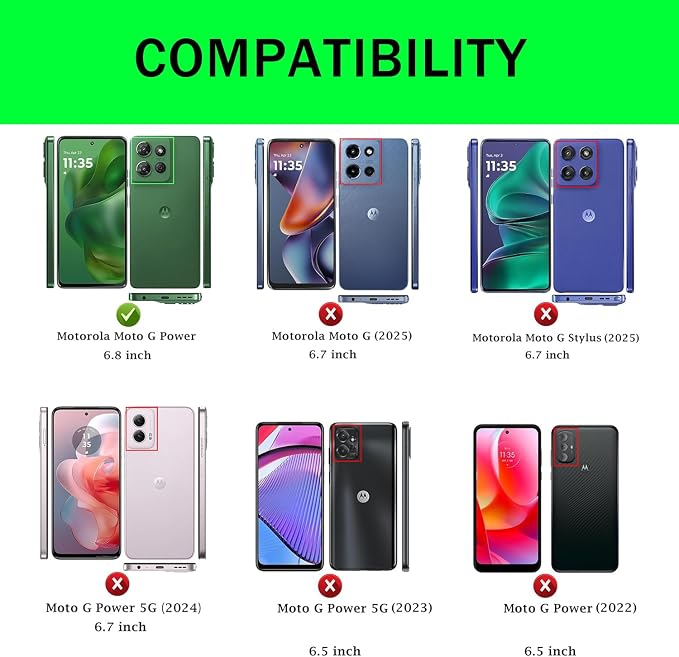 for Moto G Play 5G 2025 Case with Sliding Camera Lens Cover,HD Screen Protector,360° Rotating Ring Kickstand,AYMECL Military-Grade Shockproof Protective Cover for Motorola G Power 2025,Mint+Pink - Image 2