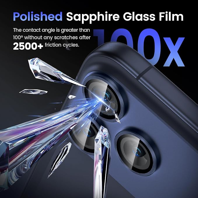Tensea for iPhone 17 Pro Camera Lens Protector | Metal Aluminum Alloy Tempered Glass Cover Camera Screen Protector Accessories, Case Friendly - Image 6