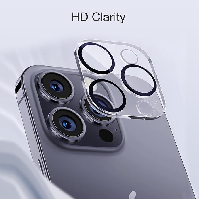 Ailun Privacy Screen Protector+Camera Lens Protector for iPhone 15 Pro Max | 3+3 Pack, 6.7 inch, Installation Frame, Dynamic Island Compatible, Anti Spy Tempered Glass - Image 3