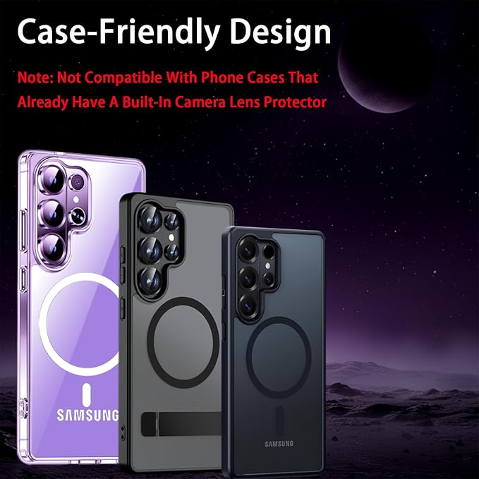 2 Pack for Samsung Galaxy S26 Ultra Camera Lens Protector,9H Tempered Glass Lens Screen Protector,Ultra HD Anti Scratch Camera Cover for Galaxy S 26 Ultra 2026,Silver - Image 5