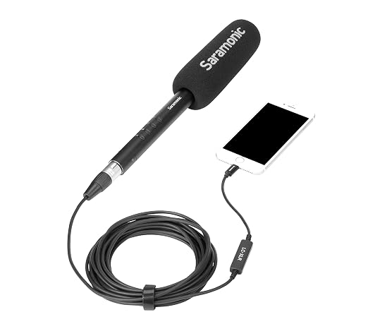 Saramonic LC-XLR | XLR Female to Apple Lightning Microphone Interface Cable for iPhone & iPad - for Dynamic & Battery-Powered Condenser Microphones - Image 3