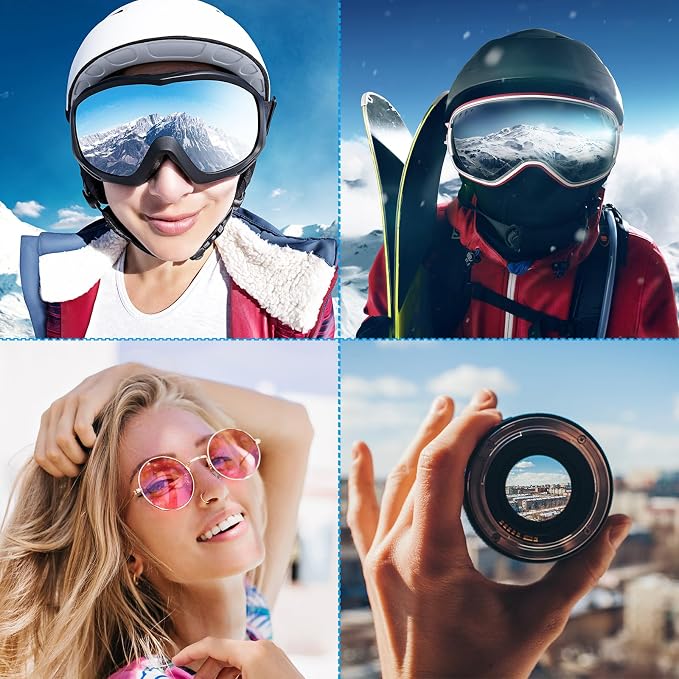 PATIKIL Ski Goggle Bag Microfiber Snow Goggles Case Cover Soft Storage Sleeve Drawstring Pouch - Image 5