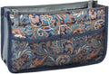Vercord Purse Organizer Insert for Handbags Bag Organizers Inside Tote Pocketbook Women Nurse Nylon 13 Pockets Splash Wave Medium by Vercord