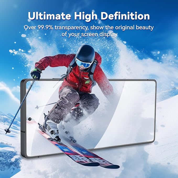 Wiaocit Tempered Glass Screen Protector for Samsung Galaxy S26 Ultra | 3+3 Pack, 9H Hardness, Camera Lens Protector, Installation Frame, Bubble Free, Case Friendly - Image 7