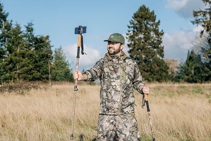 Cascade Mountain Tech Trekking Poles - Carbon Fiber Monopod Walking or Hiking Sticks with with Accessories Mount and Adjustable Quick Locks - Image 10
