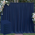 30 ft x 8 ft Navy Blue Backdrop Curtain Panels, 6 Panels 5 ft x 8 ft Wrinkle Free Polyester Photography Backdrop Drapes, Wedding Party Home Decoration Supplies by Outpain