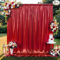 10x10FT Red Sequin Backdrop Curtain for Party - 2 Panels 5x10FT Wrinkle-Free Shimmer Drapes for Birthday, Wedding, Christmas, Decorations & Photography by Unknown