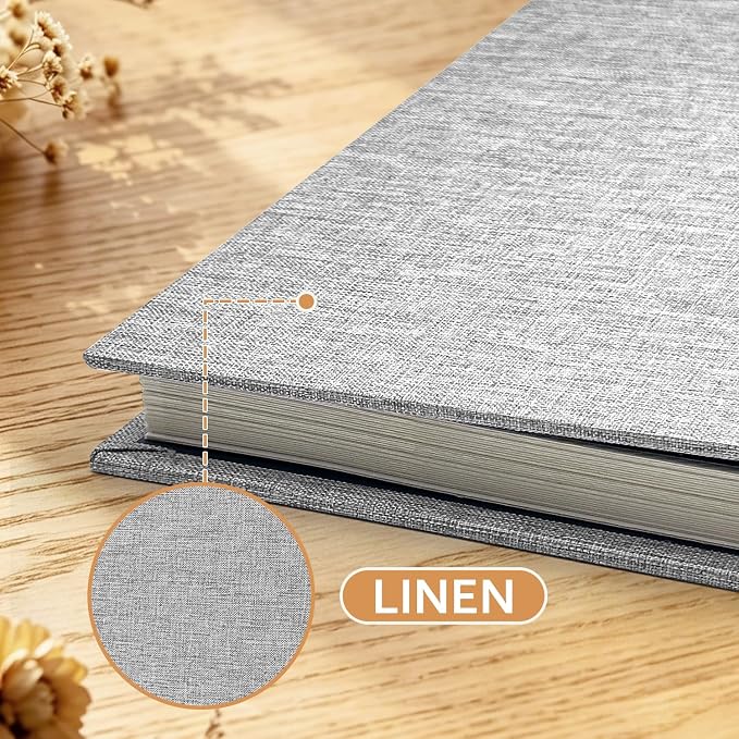 Large Photo Album Self Adhesive Scrapbook Album for 4x6 5x7 8x10 Pictures DIY Photo Book as Scrapbooking Supplies Kits, Birthday Gifts for Women Mom Wedding Baby Family Travel - Image 4